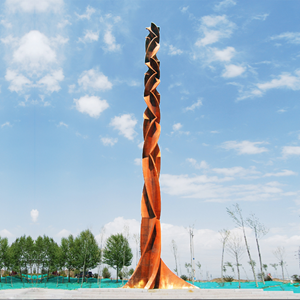 Corten Rust Steel Memorial Column