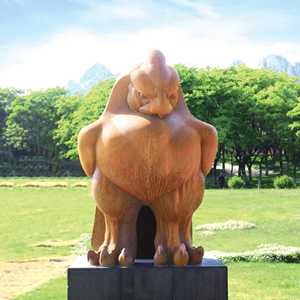 Bird Corten Steel Sculpture