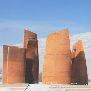 Large Metal Urban Sculpture, Corten Steel Art Sculpture, Metal Sculpture Museum