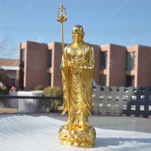 30CM High Casting Bronze Buddha Statue Large Size Gold leaf Finish