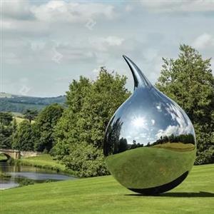 High Anti-Corrosion Mirror Polished Stainless Steel Tear Sculpture In UK