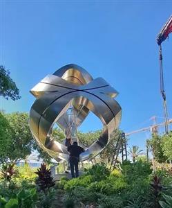Stainless Steel Sphere Sculpture