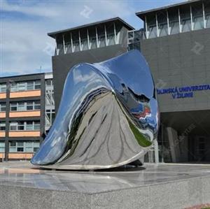 Stainless Steel Sculpture-Heart of The University with Mirror Polishing
