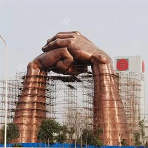 Large Hand Forging Monumental Bronze Sculpture 31m High For City Decoration
