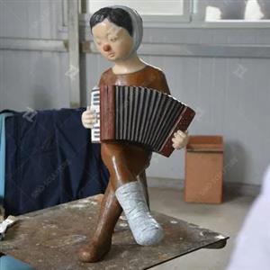 Outdoor / Indoor Modern Art Statues , Bronze Casting Statue Patina Finish