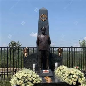 H1.8m Bronze Statue Casting Bronze Army Statues General Seare Mekonnen Ethiopia