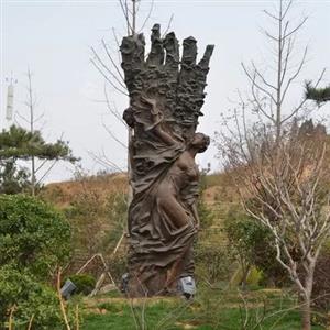 4-5m Antique Bronze Sculptures , Silicon Bronze Casting Sculpture