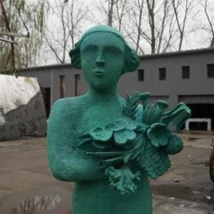 Unique Texture Life Size Bronze Sculpture For Garden Decoration